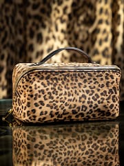 Rockett St George Leopard Make Up Bag Gift Set - Image 2 of 7