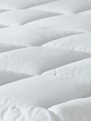 Downland White 1" Deep Forever Full Mattress Topper - Image 3 of 5