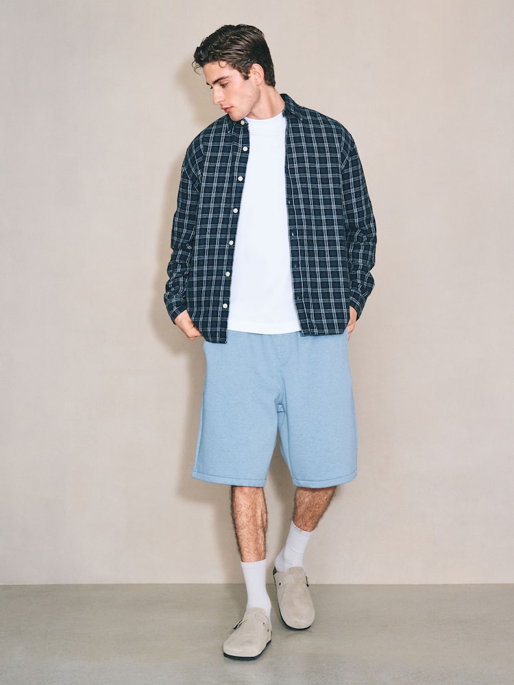 Blue Edit Jersey Jorts - Image 2 of 10