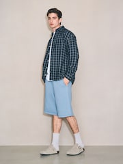 Blue Edit Jersey Jorts - Image 4 of 10