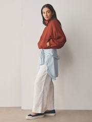 دنيم - Forever Comfort® Canvas Ballet Flats - Image 2 of 10