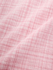 Pink Micro Check Short Sleeve Shirt - Image 7 of 7