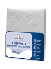 Downland White Sleep Well Mattress Protector - Image 4 of 4
