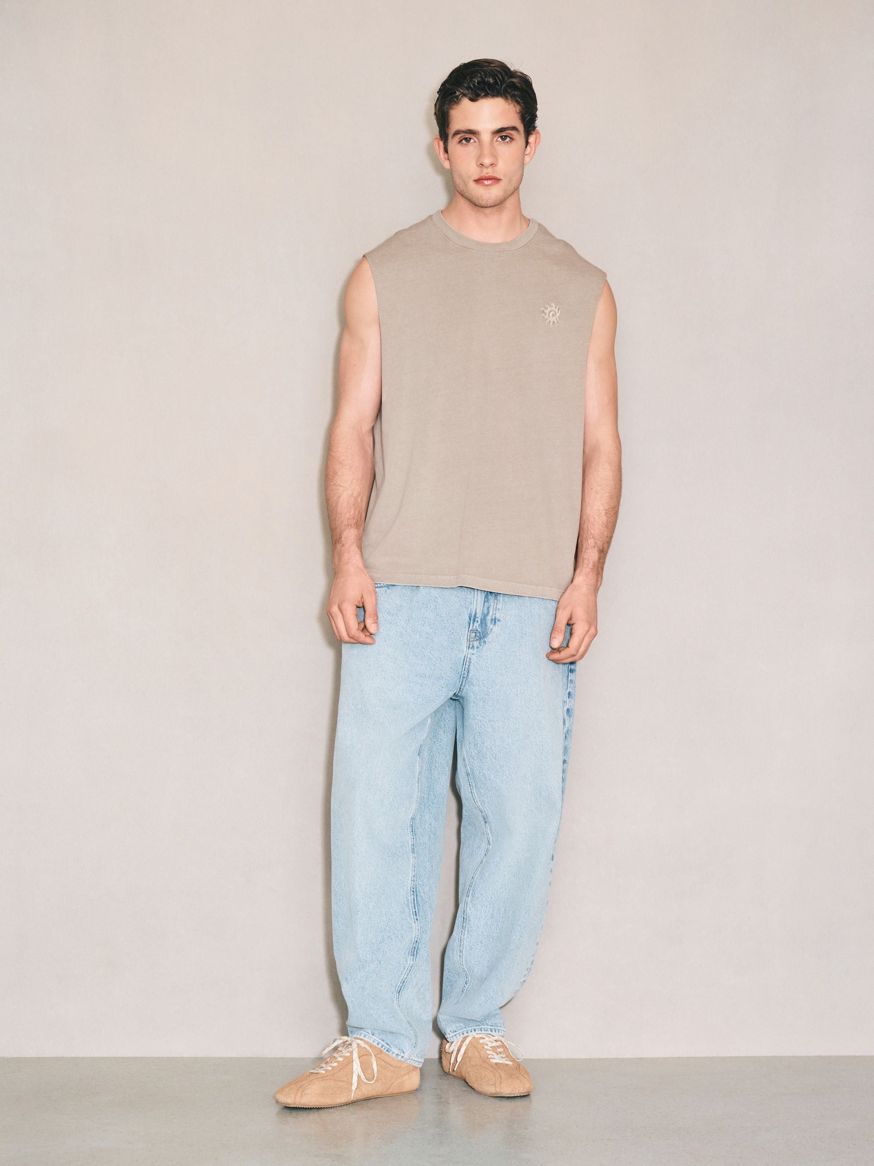 Buy Neutral Cut Off Boxy Edit Vest from Next Mexico