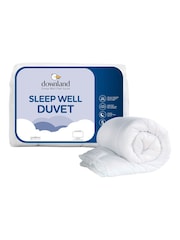 Downland White Sleep Well Microfibre 10.5 Tog Duvet - Image 4 of 6