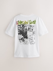 Balts - EDIT A Tribe Called Quest relaxed Fit T-krekls - Attēls 7 no 9