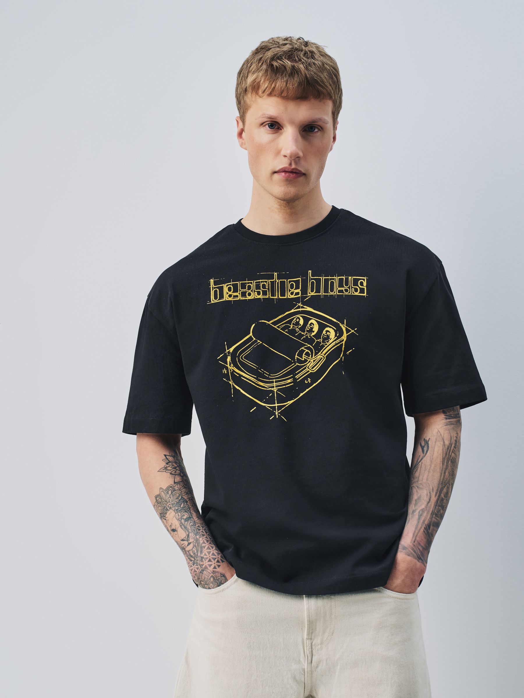 Buy Black EDIT Beastie Boys T-Shirt from Next USA