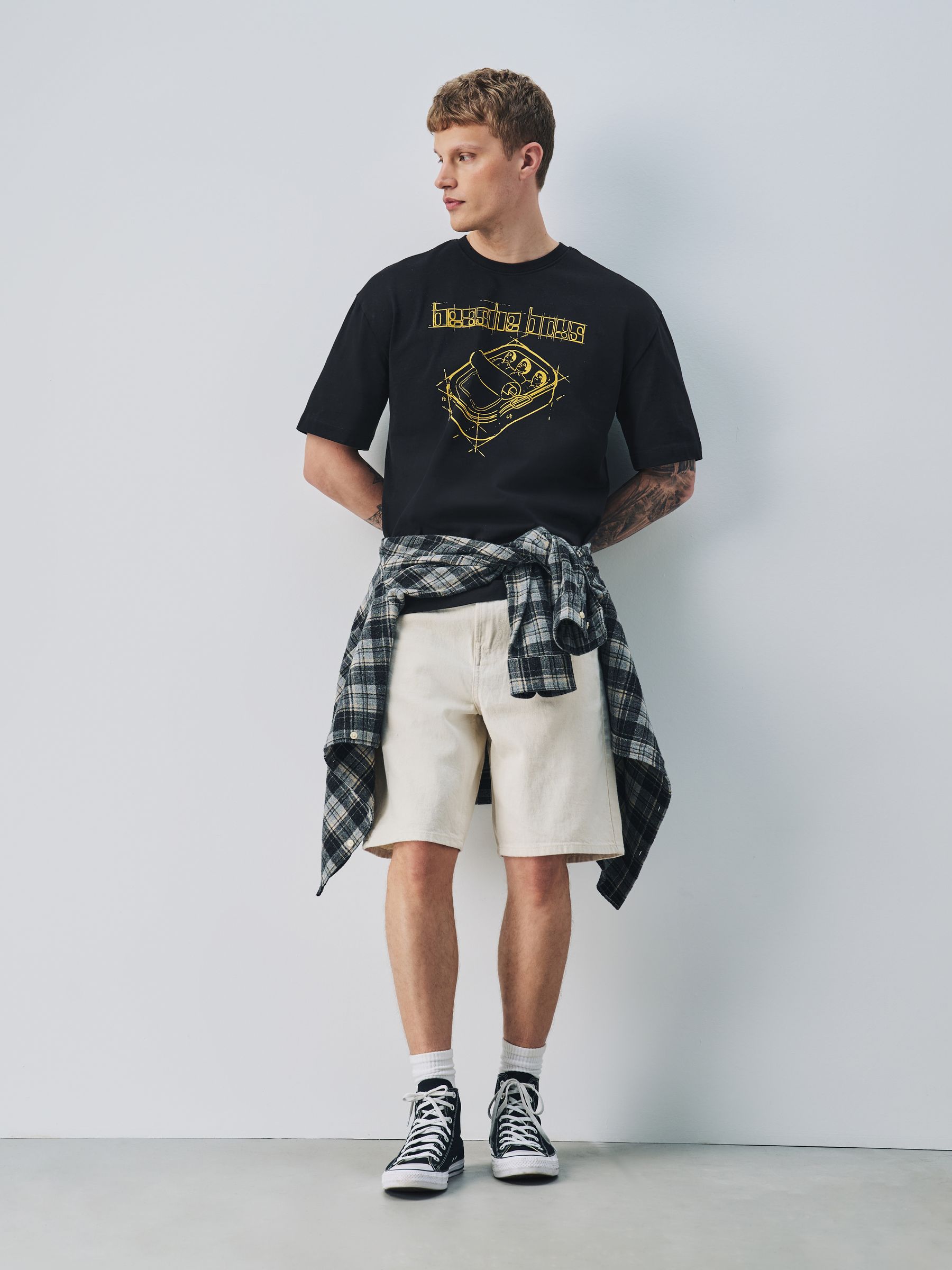 m*i様 ennoy PANEL BORDER L/S T-SHIRT XL B Buy Black EDIT Beastie Boys T-Shirt from Next USA