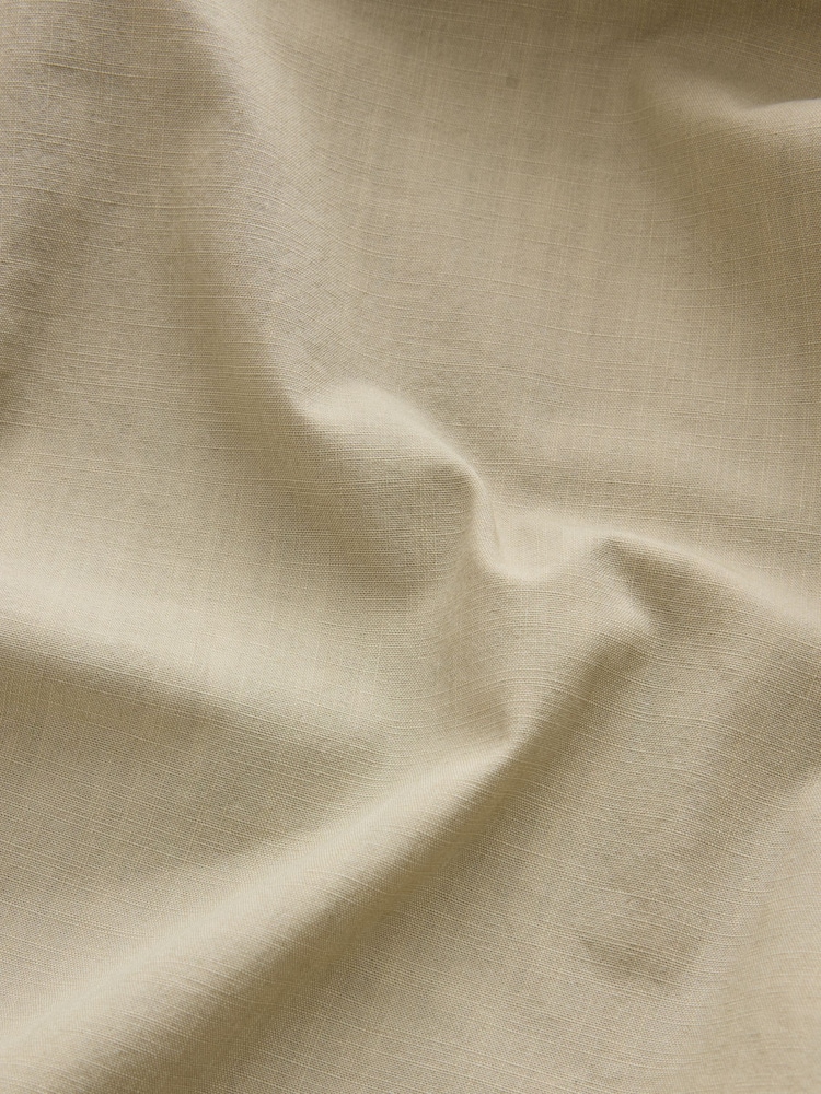 Stone EDIT Cotton Baggy Pleated Trousers - Image 3 of 3