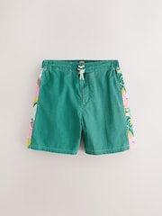 أخضر - Edit Printed Panel Boardshort - صورة 8 من 11