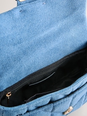 Blau - Umhängetasche mit Hardware-Details - Bild 10 von 10