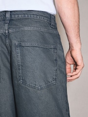 Dark Blue Tint EDIT Baggy Fit Jeans - Image 5 of 11