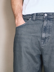 Dark Blue Tint EDIT Baggy Fit Jeans - Image 6 of 11