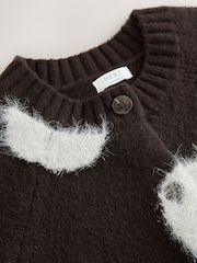 Brown Spot Tinsel Cardigan (3-16yrs) - Image 6 of 7