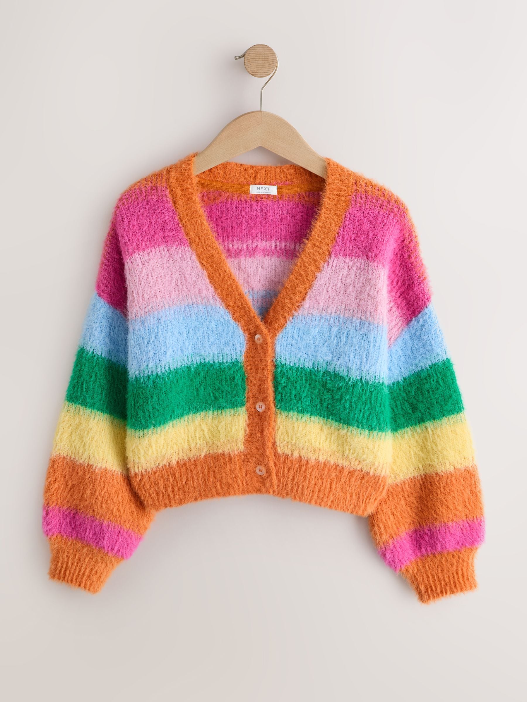 Buy Rainbow V-Neck Cardigan (3-16yrs) from Next USA