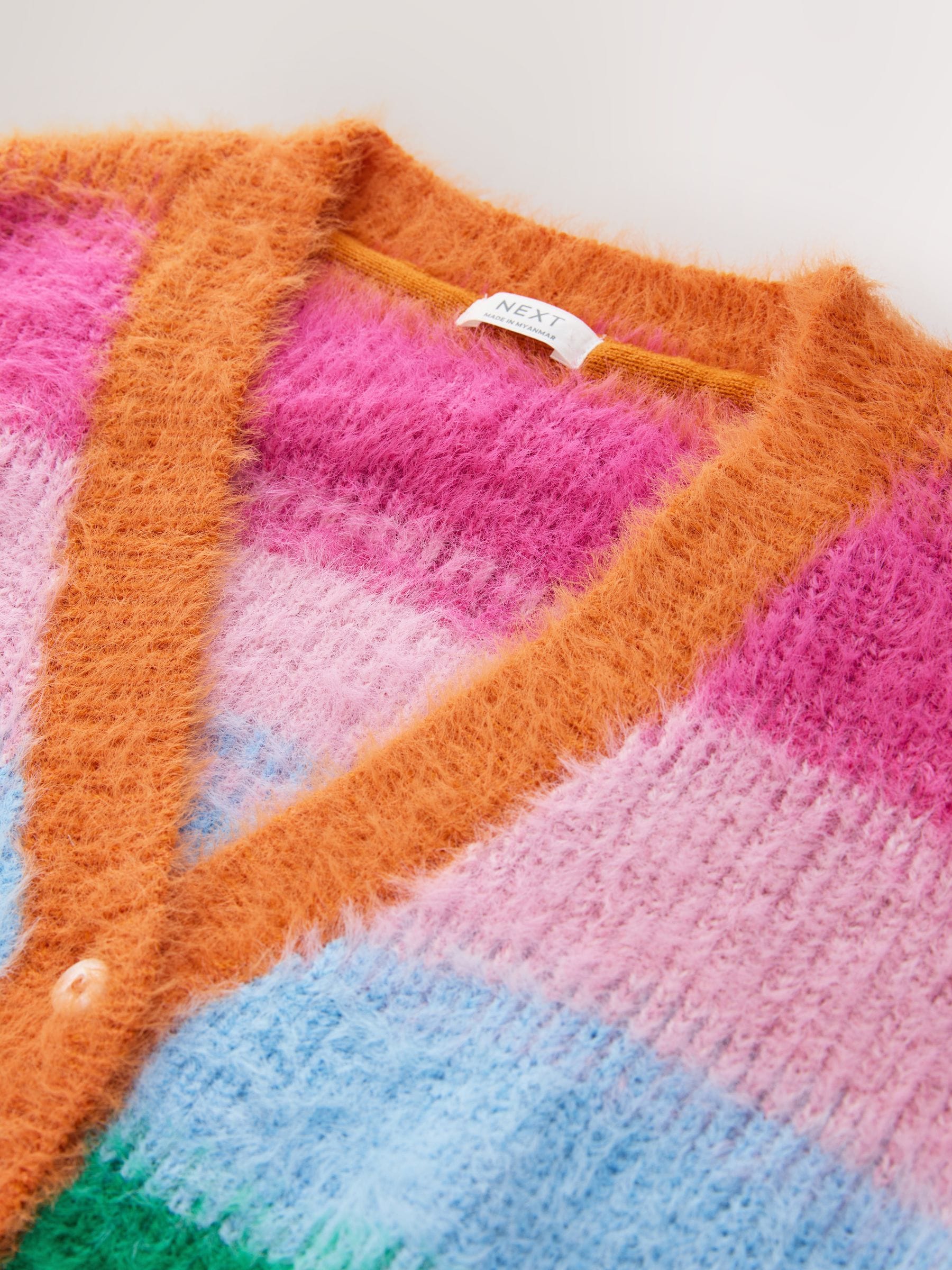 Buy Rainbow V-Neck Cardigan (3-16yrs) from Next USA
