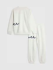 River Island River Branded Sweatshirt & Jogger Set - صورة 4 من 6