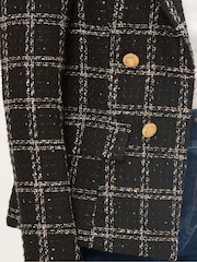 Star by Julien MacDonald Black Check Boucle Blazer - Image 4 of 5