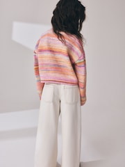Pink Rainbow Fluffy Jumper (3-16yrs) - Image 3 of 4