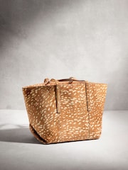 Animal N.Premium Leather Deer Print Shoulder Bag - Image 6 of 10