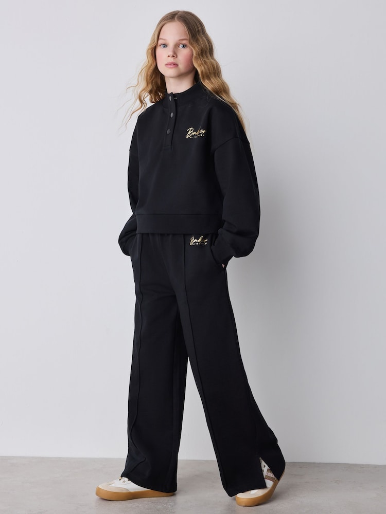Baker by Ted Baker Funnel Neck Graphic Sweat & Wide Leg Set 2 Piece - Image 1 of 16