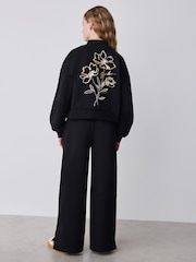 Baker by Ted Baker Funnel Neck Graphic Sweat & Wide Leg Set 2 Piece - Image 2 of 16