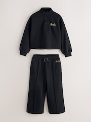 Baker by Ted Baker Funnel Neck Graphic Sweat & Wide Leg Set 2 Piece - Image 8 of 16