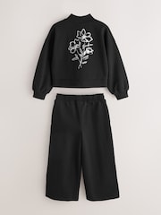Baker by Ted Baker Funnel Neck Graphic Sweat & Wide Leg Set 2 Piece - Image 9 of 16