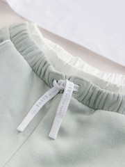 Baker by Ted Baker Green Boxy T-Shirt & Contrast Waistband Trousers Set 2 Piece - Imagen 13 de 15