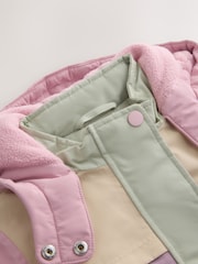 Pastel Colourblock Waterproof Coat (9mths-7yrs) - Image 10 of 11