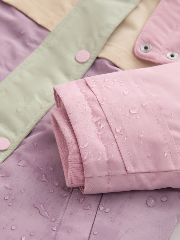 Pastel Colourblock Waterproof Coat (9mths-7yrs) - Image 11 of 11 Pastel Colourblock Waterproof Coat (9mths-7yrs) - Image 11 of 11