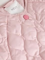 Pink Dog Applique - Shower Resistant Quilted Jacket (3mths-7yrs) - Bild 7 von 8