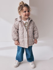 Ditsy Floral Shower Resistant Padded Coat (3mths-7yrs) - Image 2 of 4
