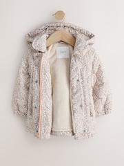 Ditsy Floral Shower Resistant Padded Coat (3mths-7yrs) - Image 6 of 10