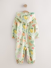Sage Green Fruit Waterproof Printed Puddlesuit (3mths-7yrs) (3mths-7yrs) - Image 2 of 5