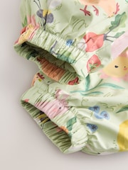 Sage Green Fruit Waterproof Printed Puddlesuit (3mths-7yrs) (3mths-7yrs) - Image 4 of 5