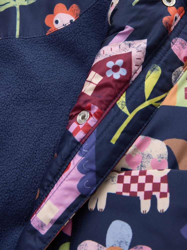 Navy Character Shower Resistant Padded Coat (3mths-7yrs) - Image 10 of 10 Navy Character Shower Resistant Padded Coat (3mths-7yrs) - Image 10 of 10