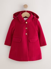 Красный - Пальто из шерсти с капюшоном (3mths-10yrs) - Изображение 5 10