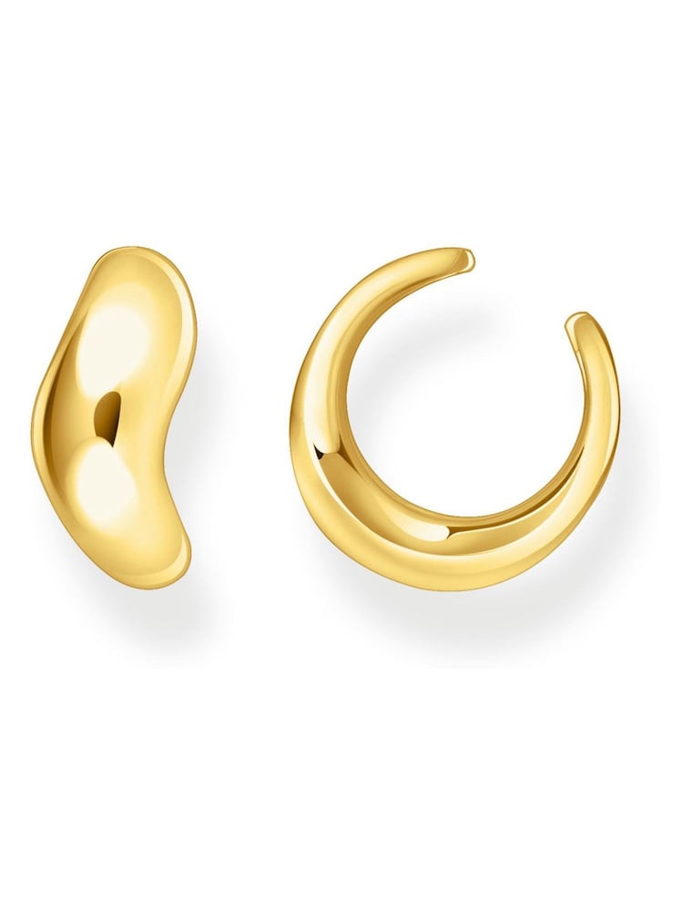 Thomas Sabo Gold Tone Organic-Shaped Ear Cuff - Image 1 of 2 Thomas Sabo Gold Tone Organic-Shaped Ear Cuff - Image 1 of 2