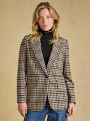Blazer Thornwick décontracté en tweed riche en laine - Image 3 de 8