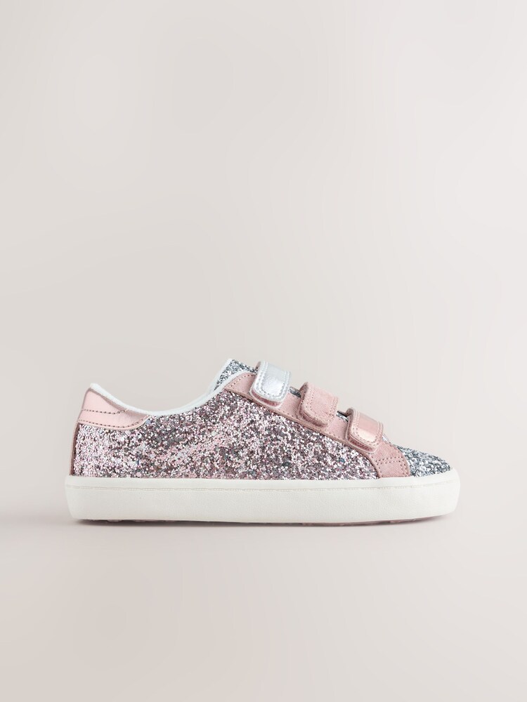 Rosa glitter - Lave joggesko - Bilde 1 av 5