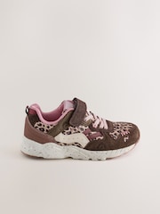 Imprimeu animal - Lace-Up Colourblock Trainers - Imaginea 2 din 5