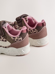Imprimeu animal - Lace-Up Colourblock Trainers - Imaginea 4 din 5
