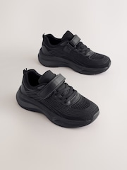 Schwarz - Sneaker mit elastischer Schnürung - Bild 1 von 6