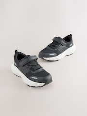 Black Lace Up Mesh Trainers - Image 1 of 6