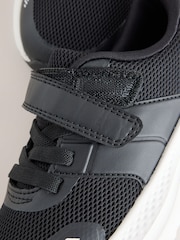 Black Lace Up Mesh Trainers - Image 5 of 6