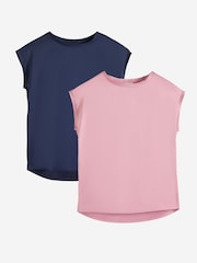 Love & Roses Satin Front Multipack T-Shirt - תמונה 1 מתוך 7