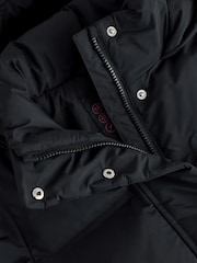 Black Waterproof Faux Fur Lined Padded Coat (3-16yrs) - Image 10 of 11