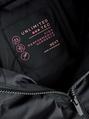 Black Waterproof Faux Fur Lined Padded Coat (3-16yrs) - Image 11 of 11