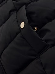Sort - Vandafvisende Faux Fur Trim Polstrede frakker (3-16år) - Billede 9 af 9